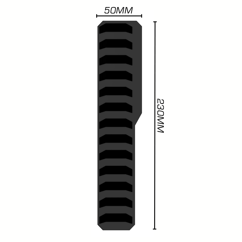 Black Chainstay protector for cycles