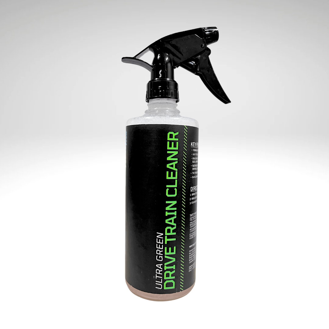 Drivetrain Deep Clean Kit | Ultra Green Drivetrain Cleaner + Drivetrain Cleaning Brush + Flow Microfiber Cleaning Cloth - NAC