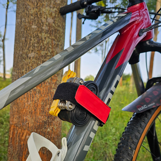 Cycle Velcro Strap Mount to store spare tube and Accessories