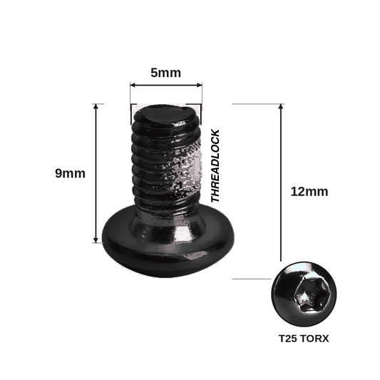 Chroma 12 Disc Brake Rotor Bolt Kit for MTBs and Road Bikes - NAC
