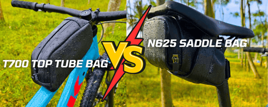 Comparing the N625 Saddle Bag and T700 Top Tube Bag, Which is Best for Your Cycling Needs? - NAC 