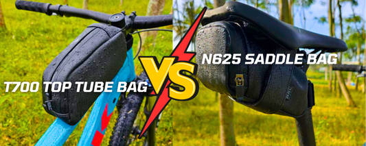 Comparing the N625 Saddle Bag and T700 Top Tube Bag, Which is Best for Your Cycling Needs?