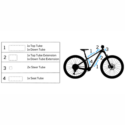 Clear mountain discount bike frame protection