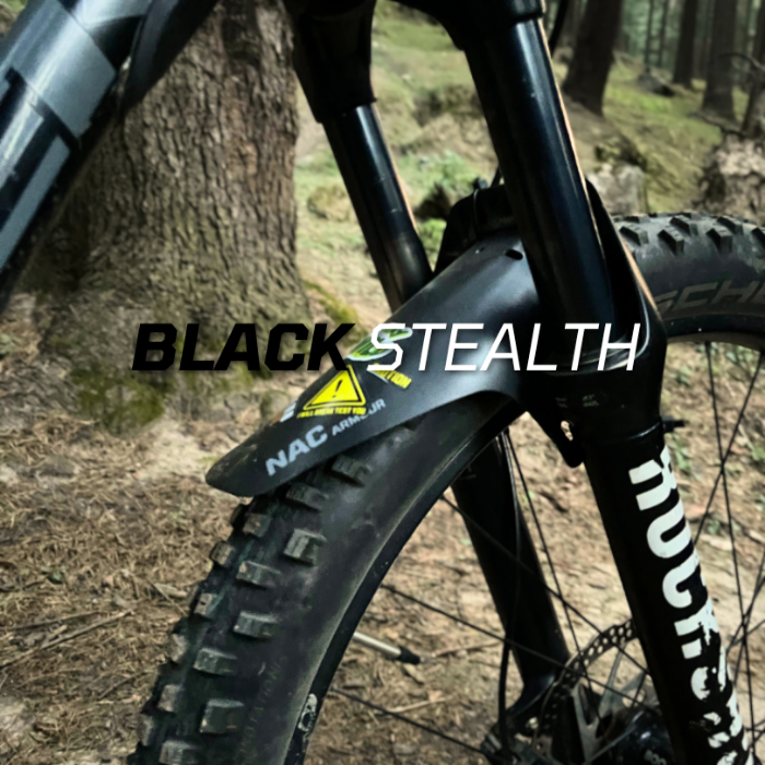 BLACK MTB ENDURO FENDER FRONT AND BACK 