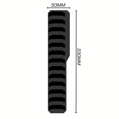 Black Chainstay protector for cycles