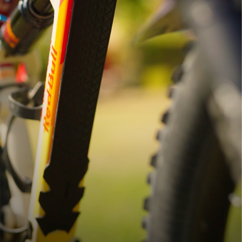 Black Rubberised Frame Protector for cycles MTB and Roadbike