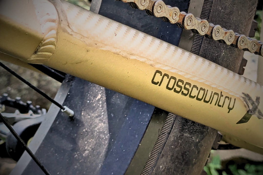 Clear cycle chainstay protector for roadbikes and MTBs