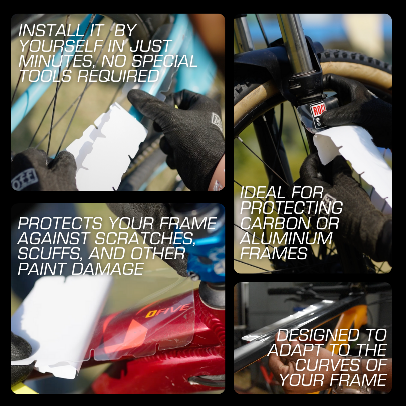 Cycle DIY Clear PPF frame protection for cycles mtbs and road bikes