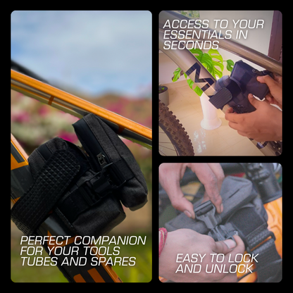 compact detachable  frame bag for cycles      