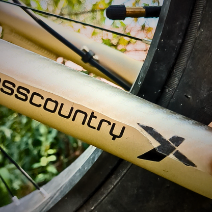 Clear chainstay cover for protection on mountain and road bikes