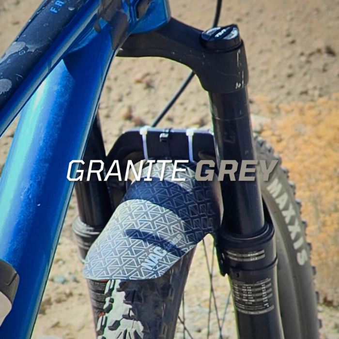Universal grey cycle fender – splash guard for clean and dry bike ride