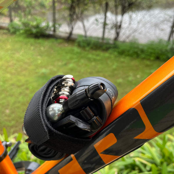 Mountain bike spare tube strap store