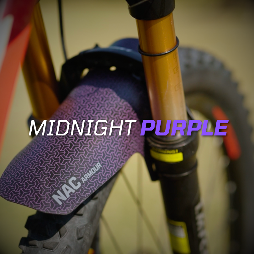 cycle fender in purple color for mtb