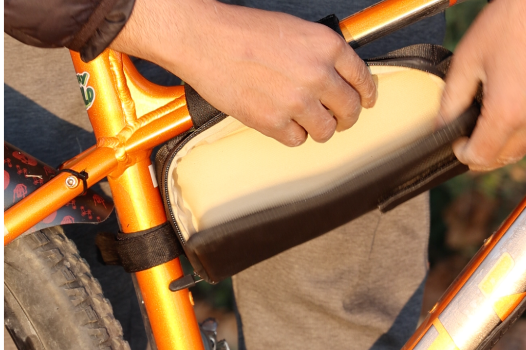 cycle frame bag for touring NAC cycling