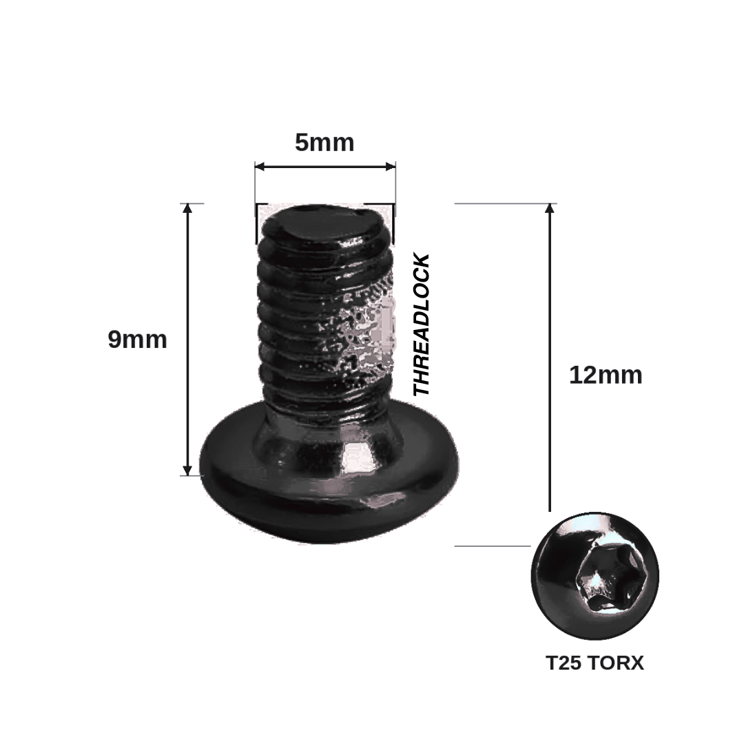Chroma 12 Disc Brake Rotor Bolt Kit for MTBs and Road Bikes