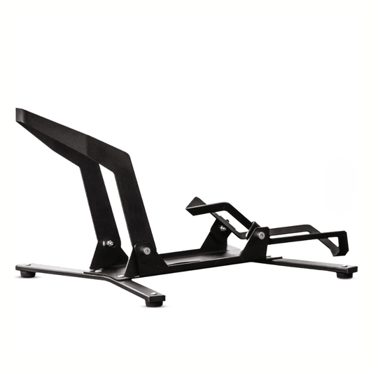 Bear Trap floor stand holding a bike upright by the wheel - NAC