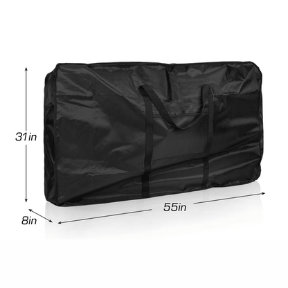 Packed bicycle inside the NAC Cross Country travel bag