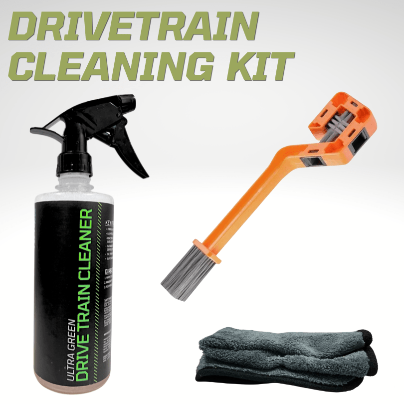 Cycle Drivetrain Cleaning Kit | Degreaser, Brush & Cloth - NAC