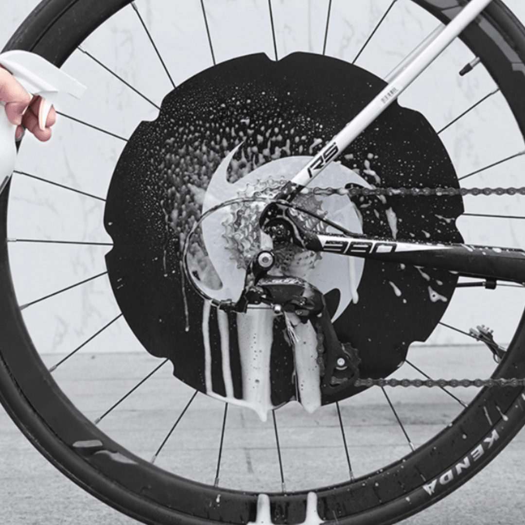 Reusable disc brake rotor cover for cycle cleaning - NAC