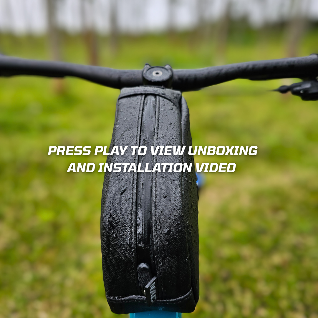 TOP TUBE BAG FOR CYCLES BLACK