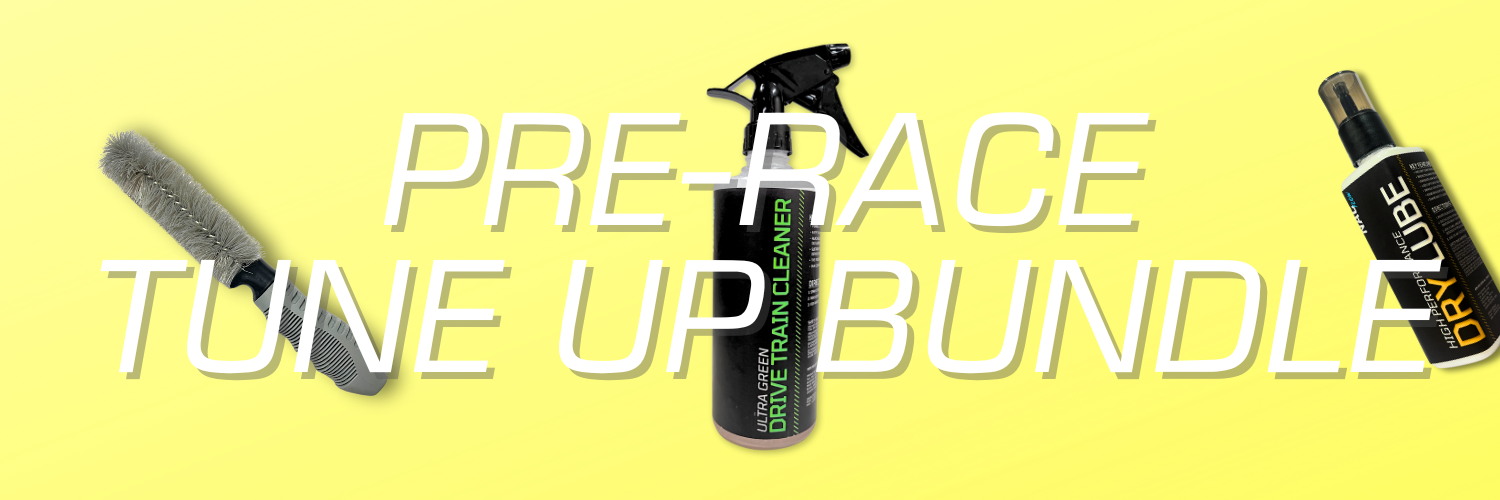 racing cycle maintenance kit with chain lube degrease and cleaning brush