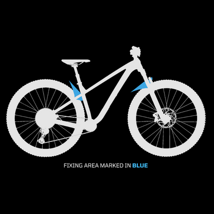 Front and rear MTB fender mud guard for cycles